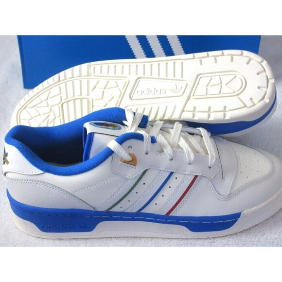 Adidas Men\'s Rivalry Low Paris Olympics Leather Basketball Shoes Sizes NIB main image 4